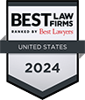 Logo Recognizing The Blankenship Law Firm's affiliation with Best Lawyers Best Law Firms 2024